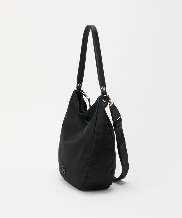 russet 【2025AW新作】［仕切りあり］クラウズナイロン 縦長2WAYショルダーバッグ(CE-1623) Black