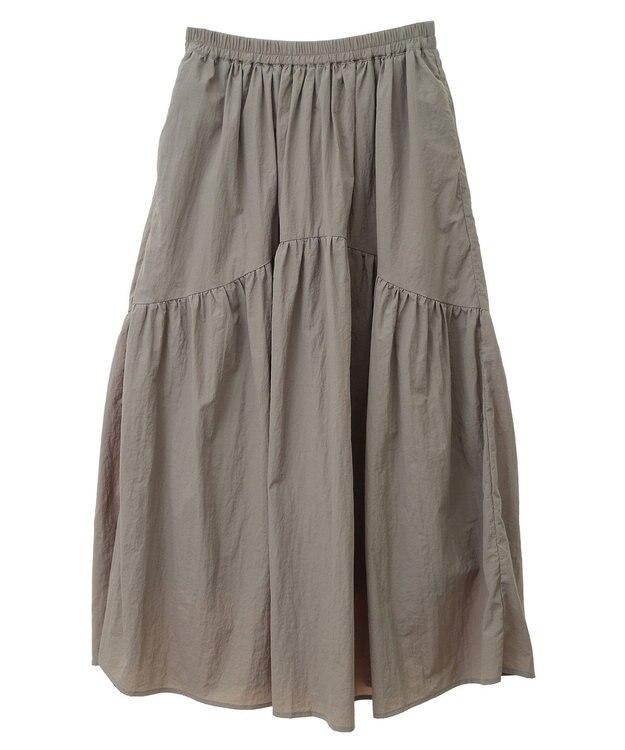 AMERICAN HOLIC ティアードギャザースカート Gray