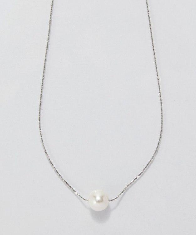 Phoebe 【金属アレルギー対応】ワントップパールネックレス　シルバー/サージカルステンレス シルバー