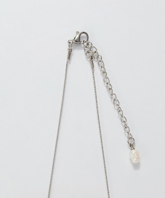 Phoebe 【金属アレルギー対応】ワントップパールネックレス　シルバー/サージカルステンレス シルバー