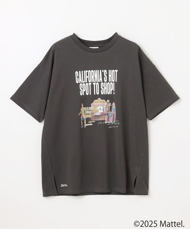 ANY 【Barbie(TM)】ロゴTシャツ チャコール