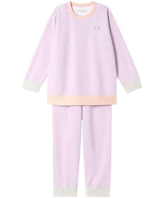 tsumori chisato SLEEP ツモリチサト パジャマ 長袖 長ズボン あったか レディース UDW456 /ワコール パープル