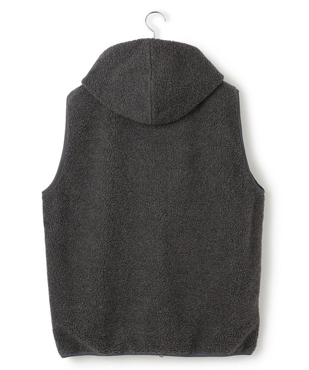 J.PRESS YORK STREET 【UNISEX】リバーシブル ボアベスト グレー系
