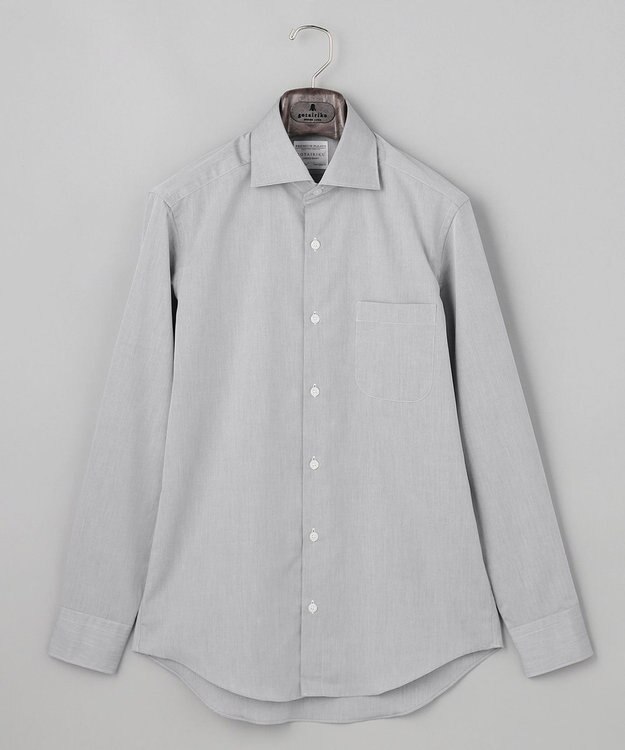 GOTAIRIKU 【形態安定】PREMIUMPLEATS_ワイドカラー _通年ドレスシャツ(26年春夏限定色) グレー系