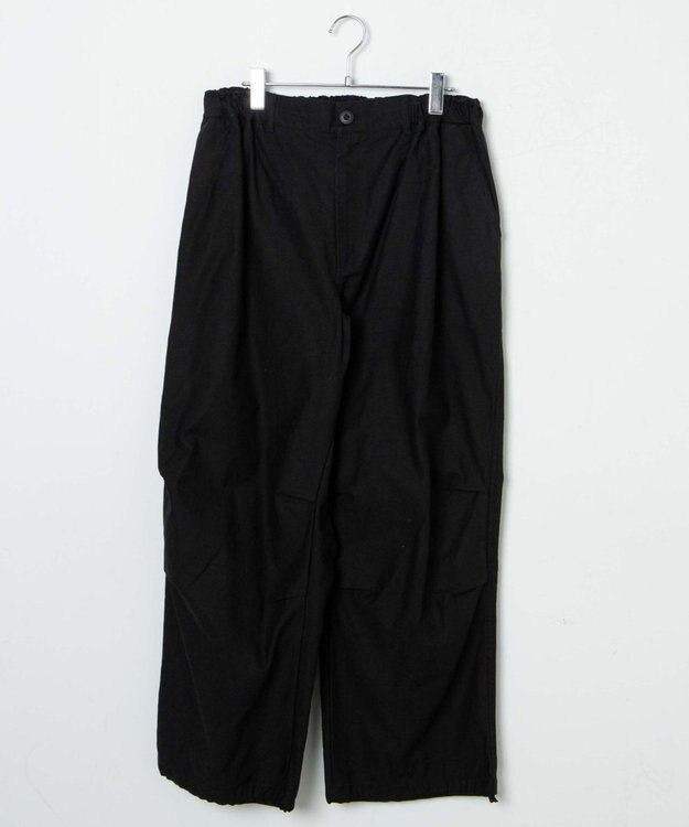 WEGO バックサテンワイドミリタリーパンツ ブラック