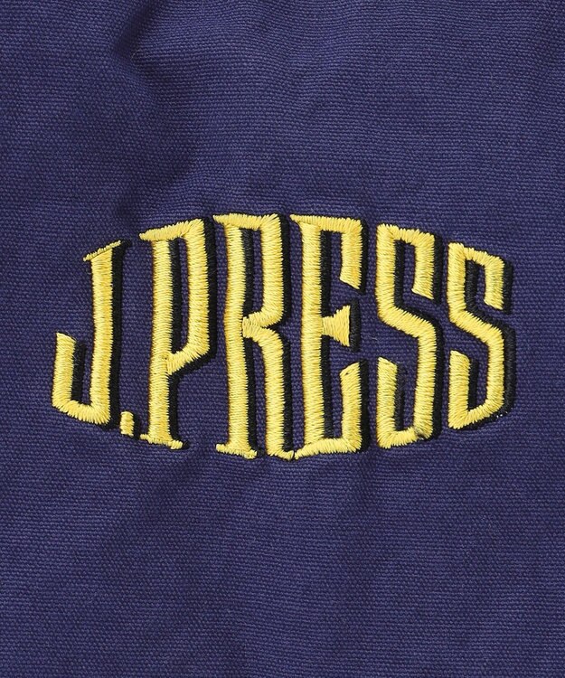 J.PRESS MEN 【J.PRESS ORIGINALS】【UNISEX】Garment Dyed Cotton Embroidery Eco Bag パープル系
