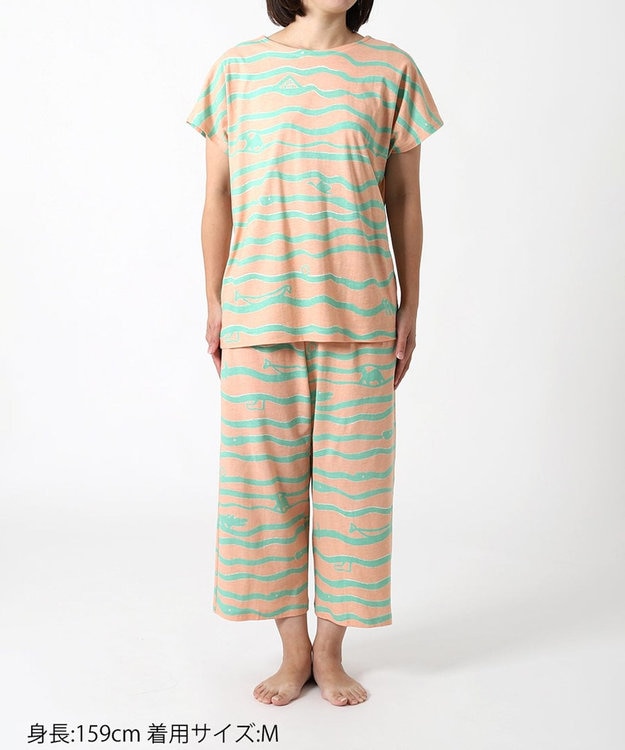 tsumori chisato SLEEP ツモリチサト パジャマ 3分袖 半袖 8分丈 夏 レディース UDT165 /ワコール ピンク