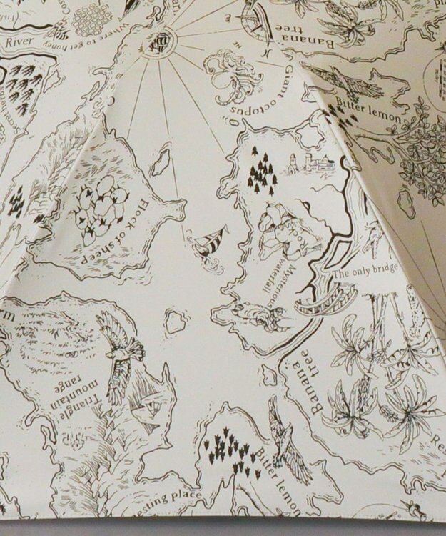 AURORA Beaurance （ビューランス） プリント晴雨兼用傘（折り畳み・ミニ傘） ミントグリーン