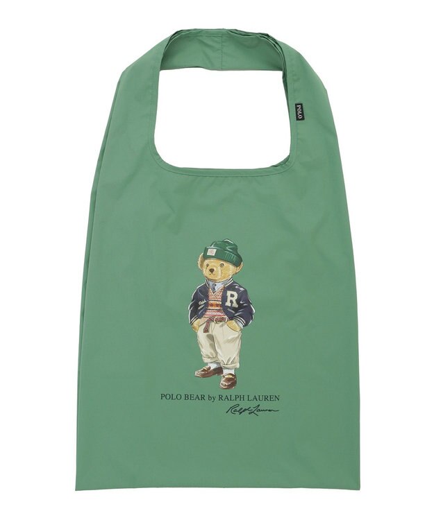 MOONBAT POLO RALPH LAUREN レインバッグ ポロベア／撥水 グリーン