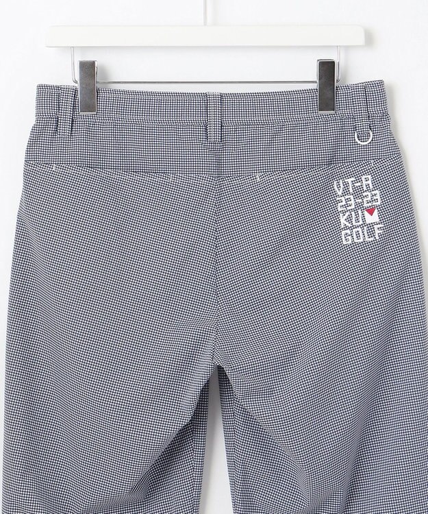 23区GOLF WEB限定【MEN】ギンガムチェック ショートパンツ ネイビー系3