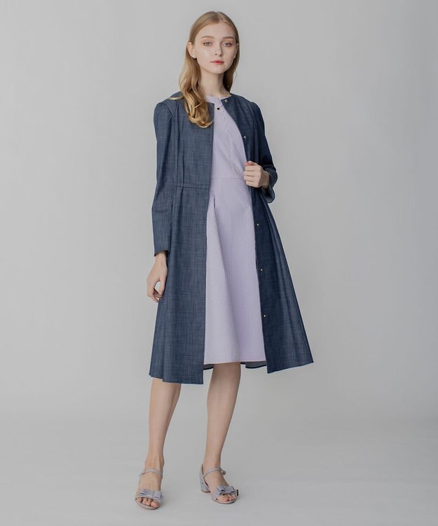 TOCCA 【洗える！】TORCH DENIM コート ネイビー系1