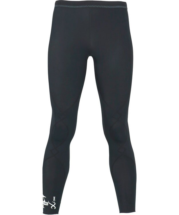 CW-X 【MEN】 CW-X 【CHUMS (チャムス)コラボ】 メンズスポーツタイツ ひざの負荷・運動時の筋肉の疲労を軽減 ロング丈 ジョギング ウォーキング メンズ LNO310 /ワコール ダークブラック