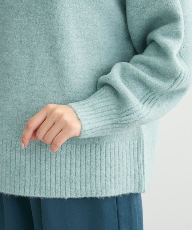 Green Parks ｆｕｗａっと　ニットプルオーバー Light Green