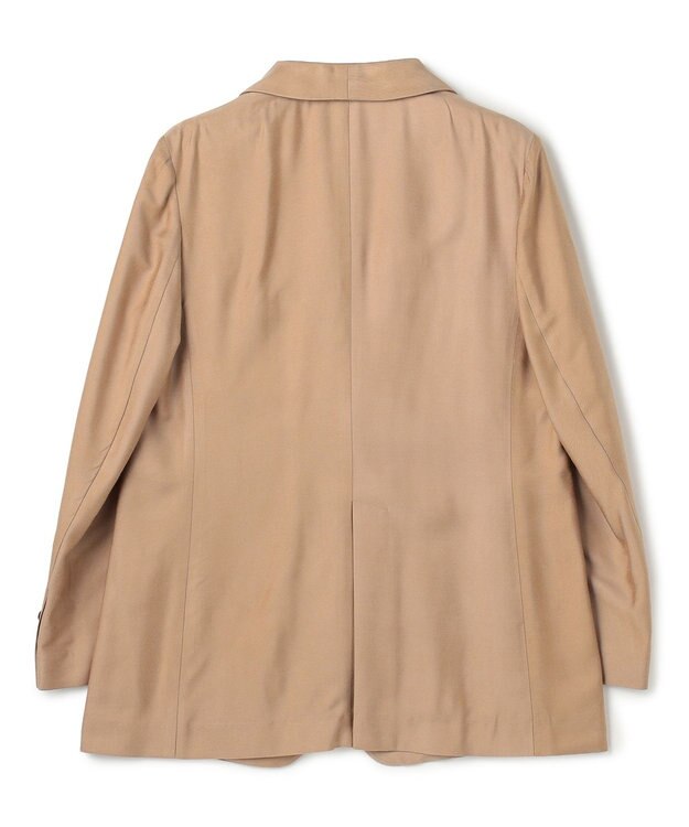 BEIGE， 【Oggi 11月号掲載】COBURN / シルク混ショールカラージャケット Camel