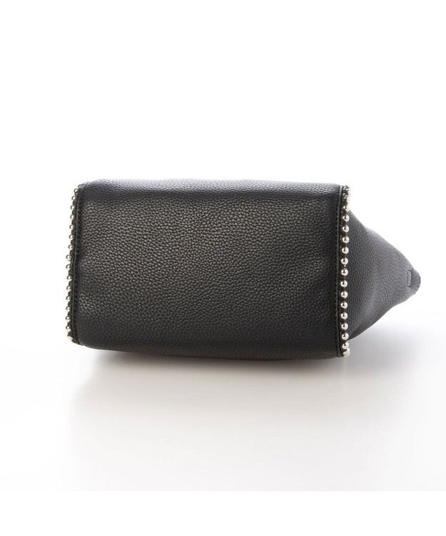 UNBILLION 【テレビ ドラマ着用アイテム】カシュカシュ cachecache / ボールチェーン2wayミニトートバッグ ブラック