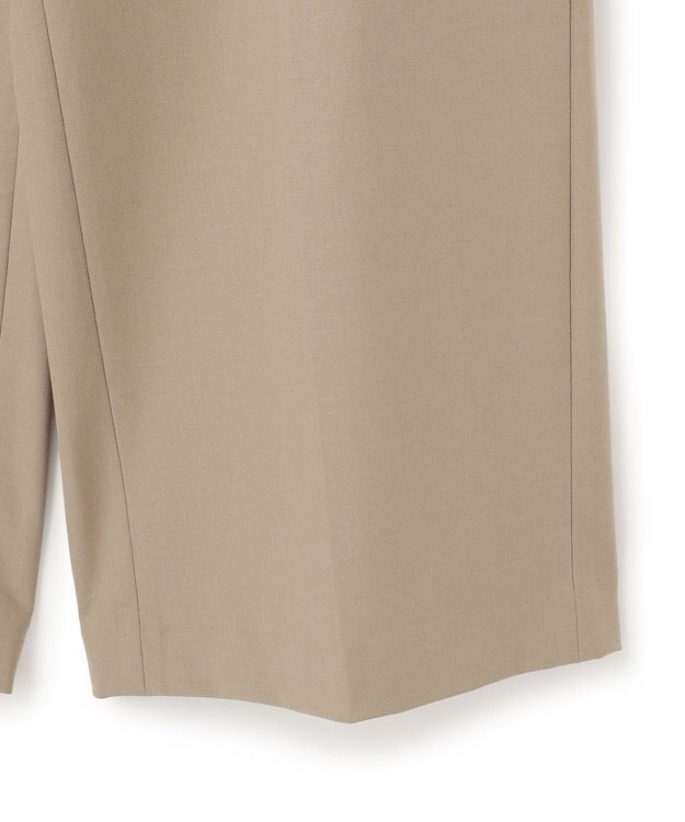 UNFILO ウールライク カーゴワイドパンツ ベージュ