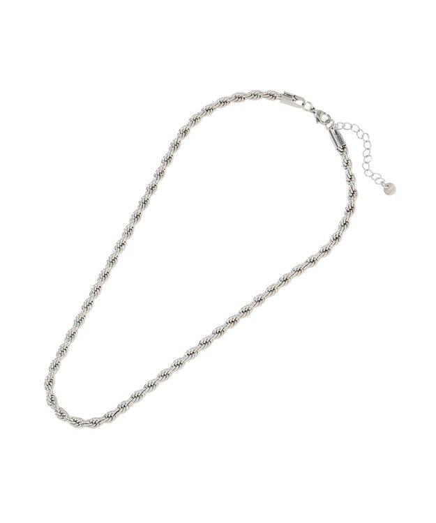 AMERICAN HOLIC 【ステンレス】ツイストチェーンネックレス Silver