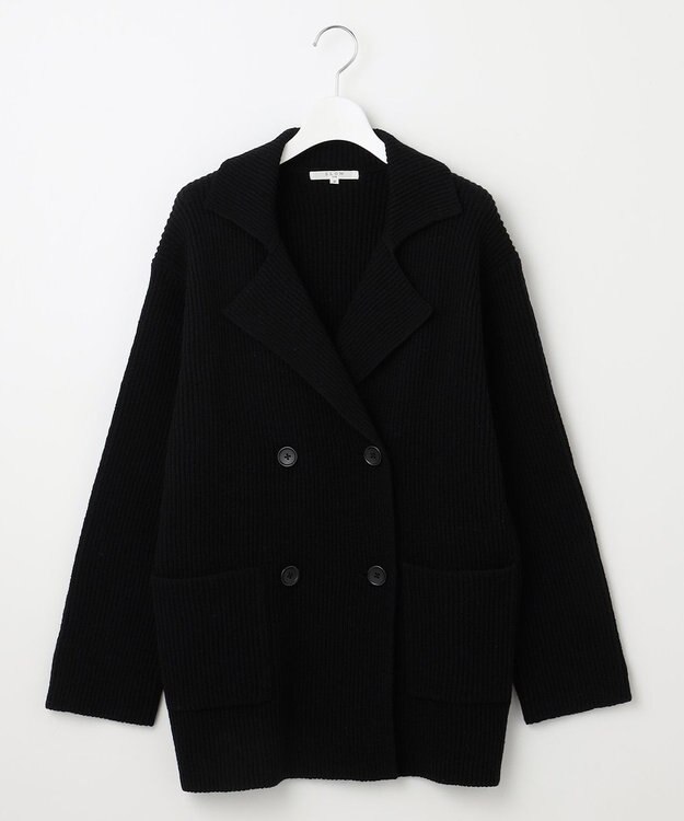 23区 【SLOW/一部店舗限定】ニットトータル ジャケット ブラック系
