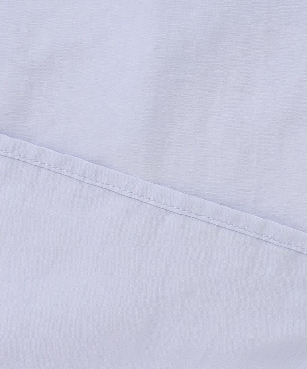 SHARE PARK LADIES スキッパーネックギャザーブラウス サックスブルー系