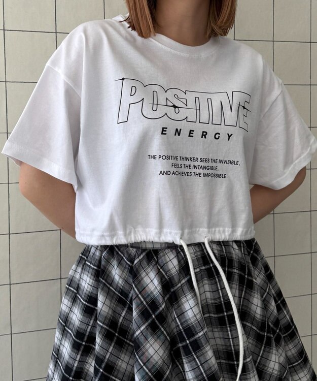 WEGO ドロストロゴショートT ホワイト