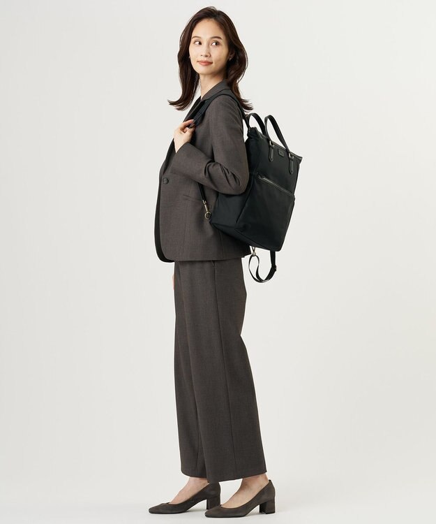 J.PRESS LADIES 2way トート リュック ブラック系