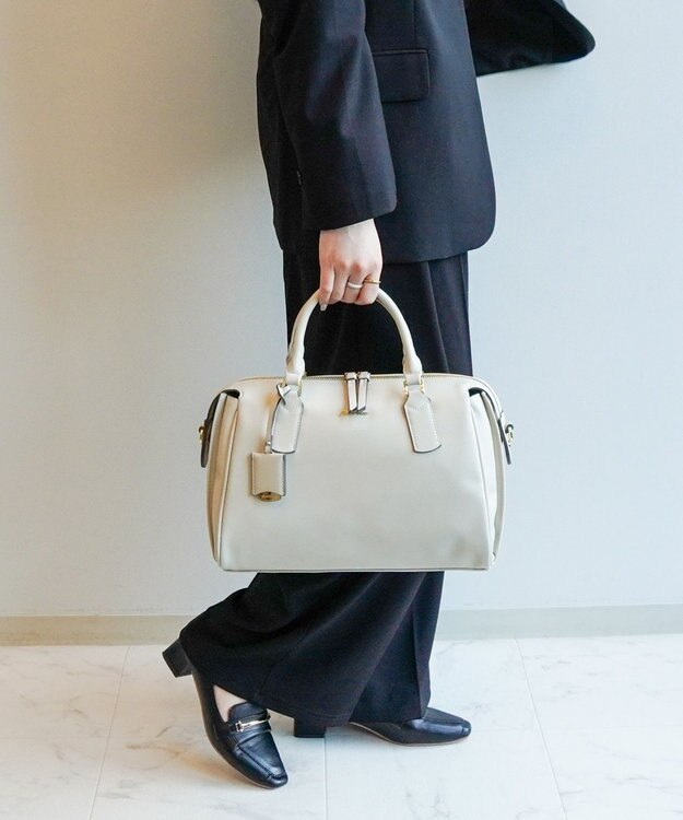 ACE BAGS & LUGGAGE Jewelna Rose ホリー・ボストンバッグ M 16194 ジュエルナローズ 2WAY オフホワイト