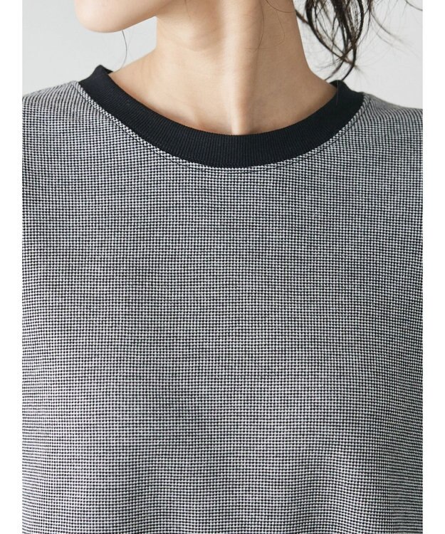 CRAFT STANDARD BOUTIQUE レトロ柄カットプルオーバー Black