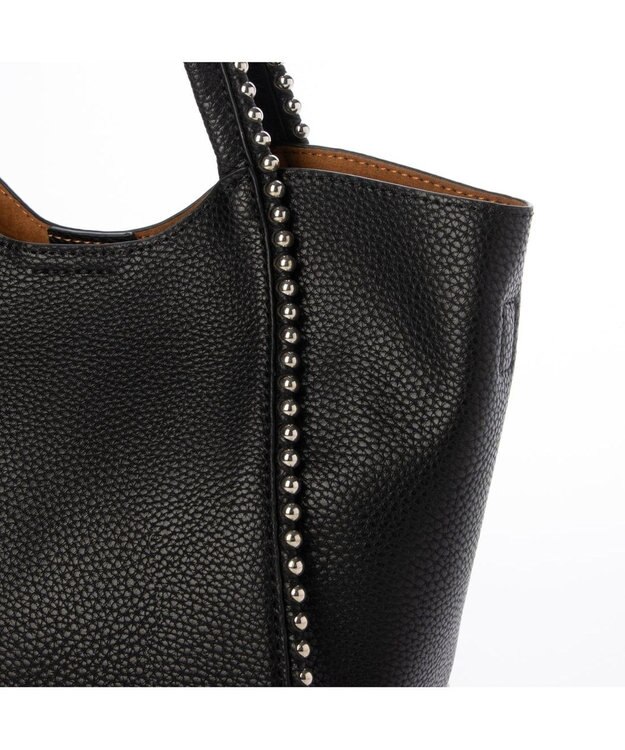 UNBILLION 【テレビ ドラマ着用アイテム】カシュカシュ cachecache / ボールチェーン2wayミニトートバッグ ブラック