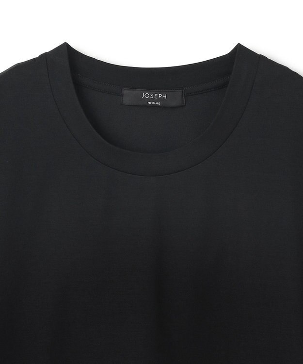 JOSEPH HOMME カバーリングジャージー　ブロッキングカットソー ブラック系