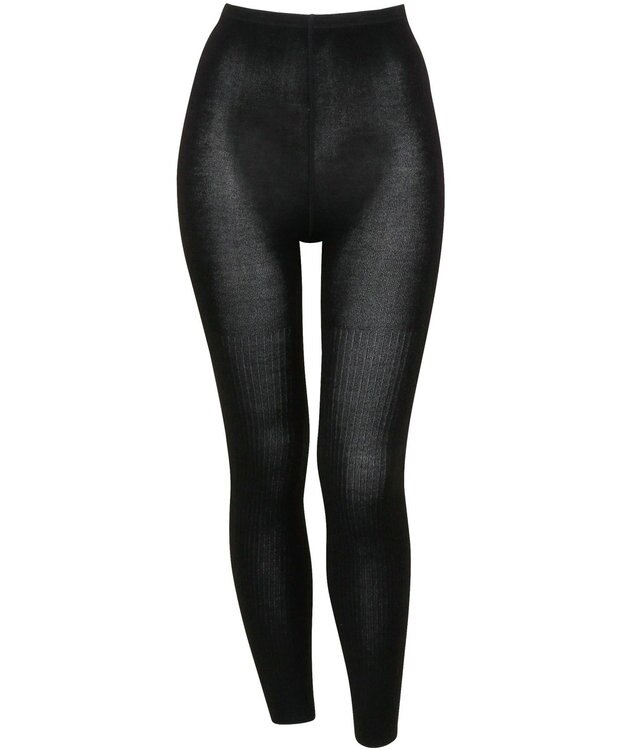 WACOAL ボトムス あったかインナー 足首丈 レギンス アウターとしても活躍 レディース PPL711 /ワコール ブラック