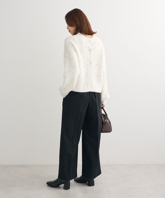 Green Parks ２ｗａｙ　ショート丈ネッププルオーバー White