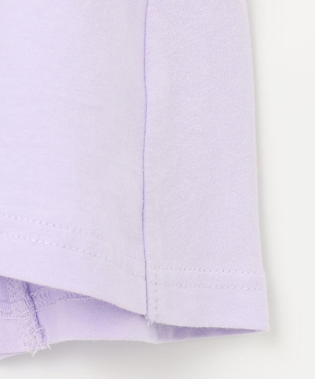 ANY KIDS 接触冷感 しろくま バックシャン Tシャツ ラベンダー×ユニコーン