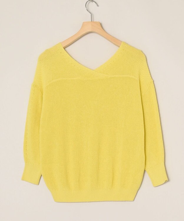 ONWARD Reuse Park 【組曲】ニット春夏 イエロー