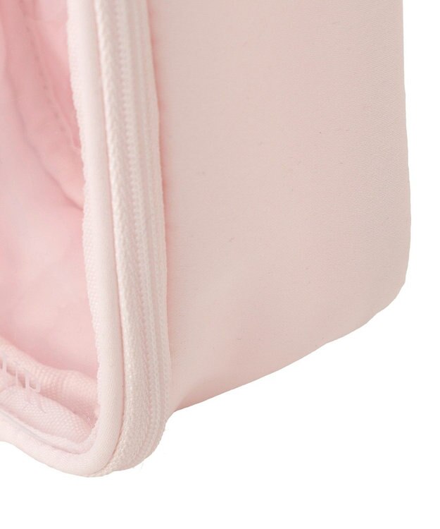 Maison de FLEUR ビジューリボンクリアポーチS Pink