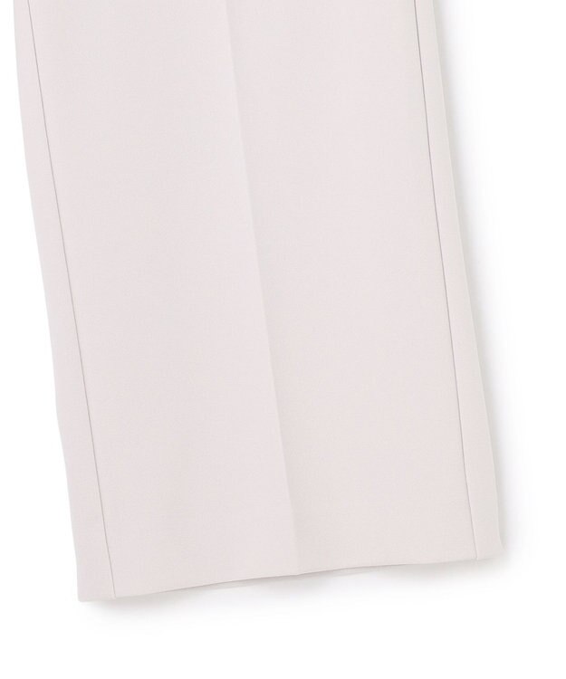 UNFILO L 【15サイズ展開/ウエストゴム】BEAUTY MOVE ワイドストレートパンツ ライトグレー