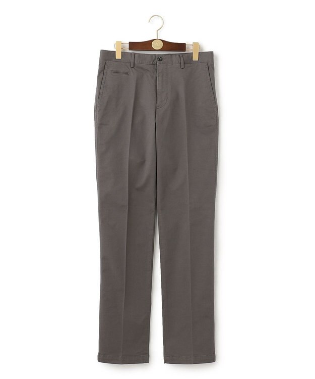 J.PRESS MEN 【定番】チノストレッチパンツ ライトグレー系