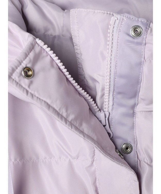 earth music&ecology フーディー中綿ブルゾン Pink