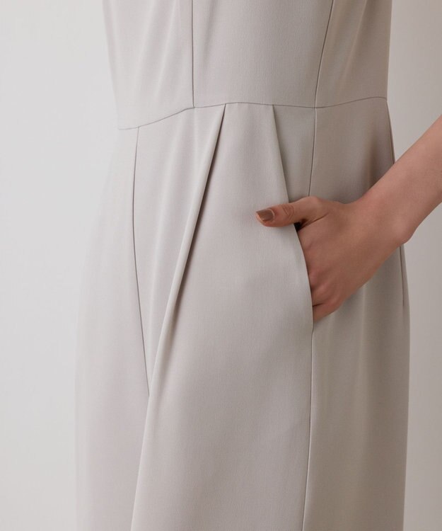 GRACE CONTINENTAL レースコンビサロペット グレー