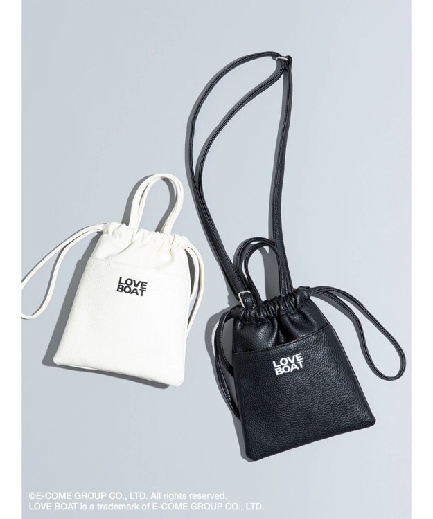 Green Parks ■別注　ＬＯＶＥ　ＢＯＡＴ　ポーチショルダー Ivory