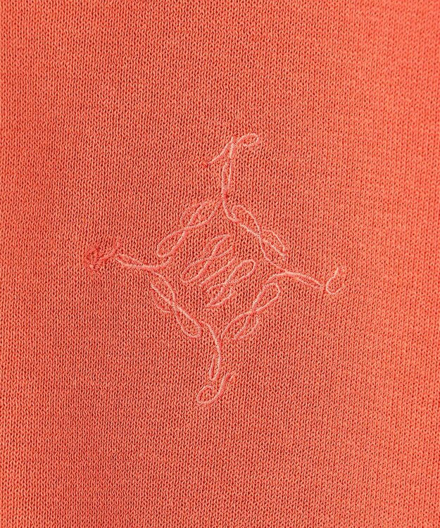 自由区 S カラーブロック カーディガン オレンジ×モカ