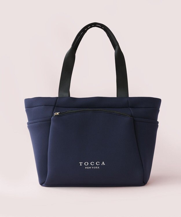 TOCCA 【WEB＆一部店舗限定】【A4サイズ対応】BAIA TOTE トートバッグ ネイビー系