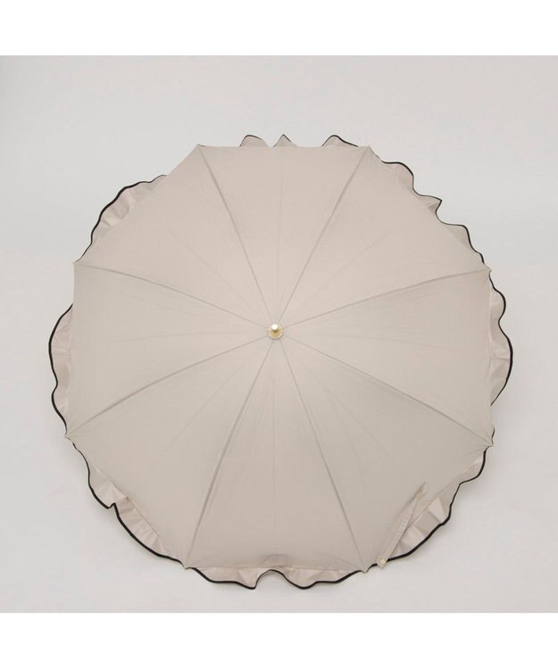 UNBILLION カシュネ cachenez / 【晴雨兼用】【日傘】 UV カット率99％以上 PUへプラムバルーンショートパラソル ベージュ