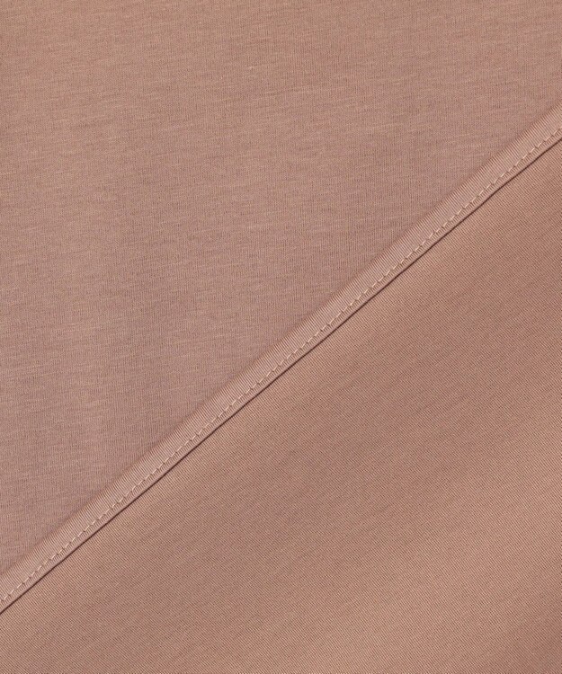 自由区 L 【洗える】レースEDGE Tシャツ＆インナータンクトップセット トップス キャメル系