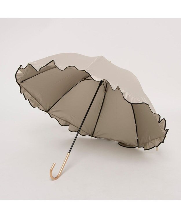 UNBILLION カシュネ cachenez / 【晴雨兼用】【日傘】 UV カット率99％以上 PUへプラムバルーンショートパラソル ベージュ