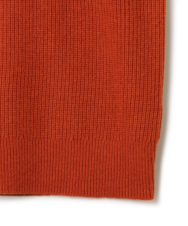 J.PRESS YORK STREET 【UNISEX】ウールカシミヤ クルーネックニット オレンジ系