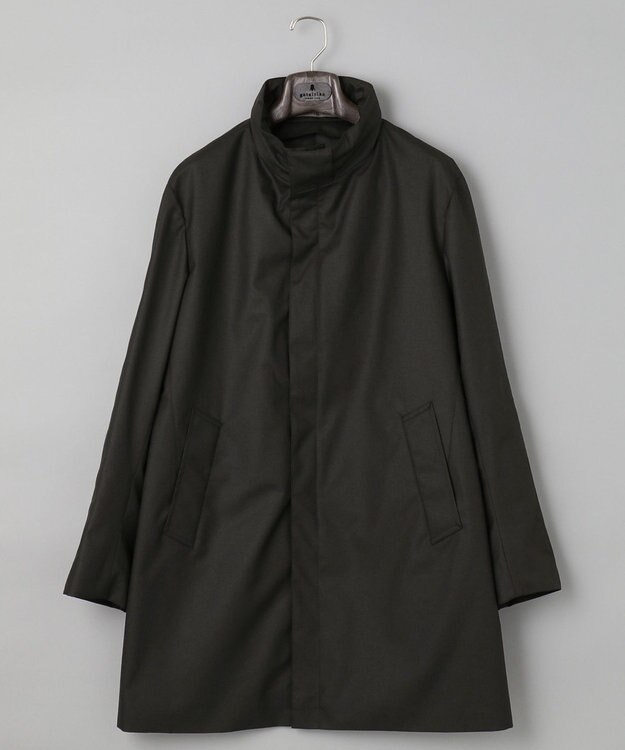 GOTAIRIKU 【帝人】SOLOTEXラミネートスタンドカラー コート ブラック系