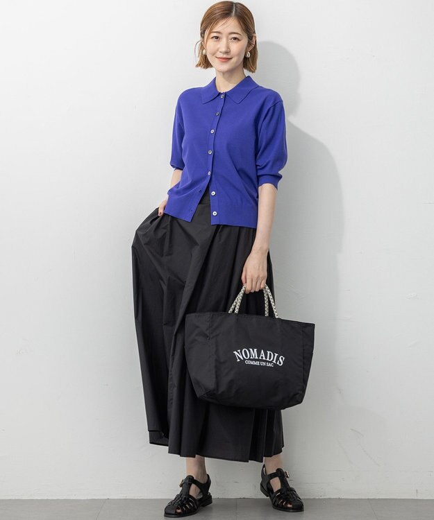 23区 【新色追加/23区別注カラーあり】NOMADIS  SAC2 WIDE リバーシブル トートバッグ 【23区別注カラー】ブラック×グレー
