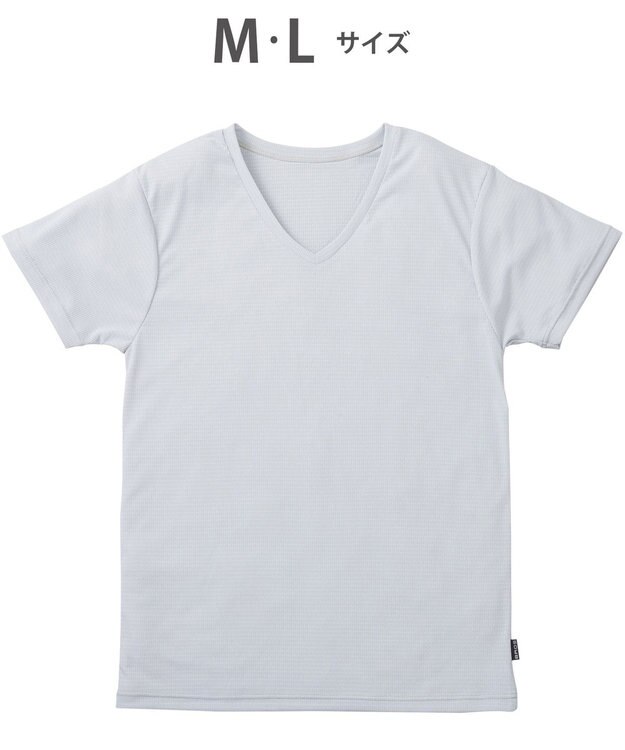 WACOAL MEN インナー　【ムレからの解放】　吸放湿性　吸汗速乾　通気性　3分袖　/ブロス　GL3310 グレー