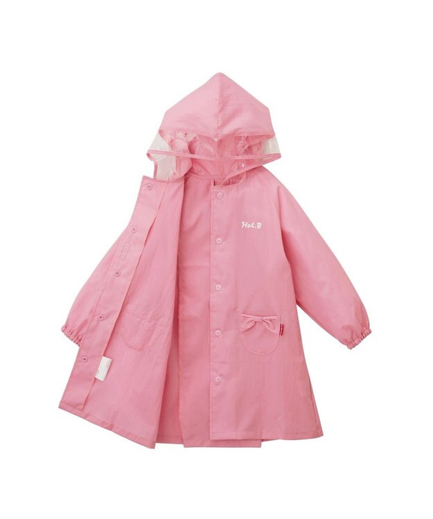 MIKI HOUSE HOT BISCUITS 【90-120cm】 レインコート ピンク