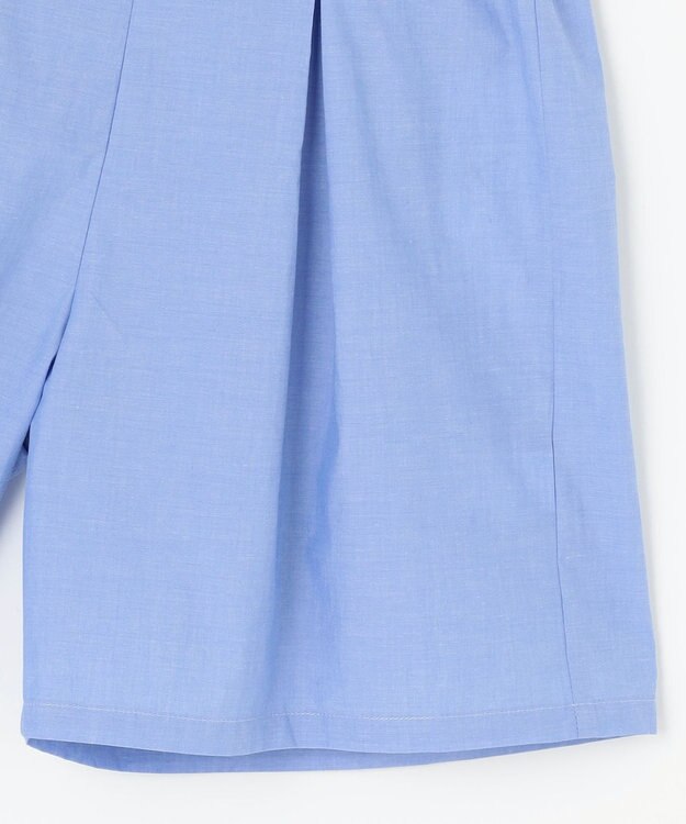 組曲 KIDS 【150-160㎝】シャンブレー ショートパンツ サックスブルー系